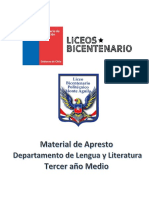 Guia #1 Unidad 0 Apresto Tercero Medio Lengua y Literatura