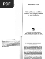 Pérez-Liñán, Aníbal - Juicio Político Al Presidente y Nueva Inestabilidad Política en América Latin