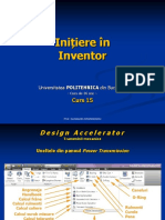 15 - Initiere in Inventor - Curs 15-Design Accelerator-Transmisii Mecanice