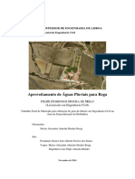 201214 - Aproveitamento de Águas Pluviais Para Rega; Filipe Melo - IsEL - 2014