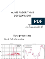 Hums Algorithms Development: Agam Sharan (SC-'B') Ms. Deepa James (Sc-'E')