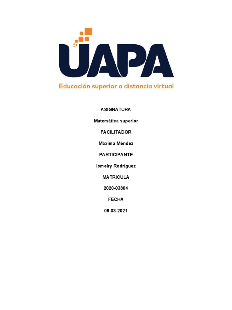 Tarea 10 Matematica Superior | PDF