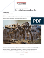 Noticia Extinción Dinosaurios IV