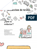 Redacción de Textos, Presentación