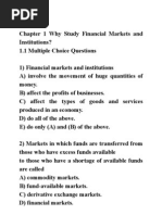 Chapter 1 Why Study Financial Markets and Institutions