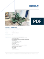 Maho - MH 600 P: 2 Universal Tool Milling and Drilling Machines