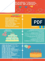 Infografía de Línea de Tiempo Profesional Colorida