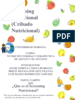 Screening Nutricional - Exposición