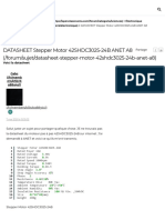 DATASHEET Stepper Motor 42SHDC3025-24B ANET A8 - Voici La Datasheet Par Gabc - OpenClassrooms