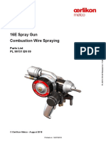 16E Spray Gun Combustion Wire Spraying: Parts List PL 96151 EN 09