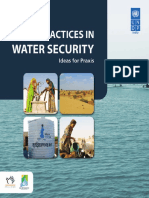 Good Practices in Water Security Ideas For Praxis