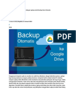 Cara Sinkronisasi Google Drive Dengan Laptop Untuk Backup Data Otomatis