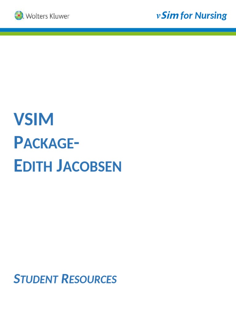 VSim Packet Edith Jacobsen | PDF | Osteoporosis | Bone