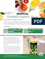 Sunkist® Organic Citrus