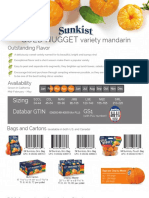 Sunkist® Gold Nugget Mandarins