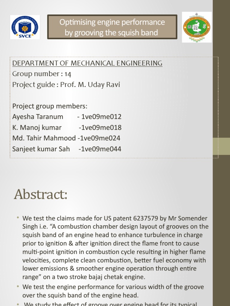 Optimising Engine Performance | PDF | Combustion | Engines