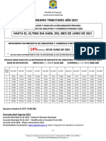 Calendario Tributario Ica 2021.