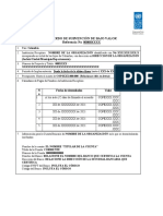 Formato Acuerdo de Subvencion de Bajo Valor - Asbv