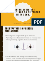 Learning Activity 1 Evidence: Not So Different in The End