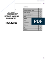 Isuzu D-MAX MY 2007 Workshop Manual