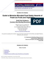 Guide To Minimize Microbial Food Safety Hazards of