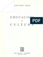 Margaret Mead - Educación y Cultura en Nueva Guinea