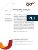 Factors Affecting Smile Esthetics in Adults With Different Types of Anterior Overjet Malocclusion