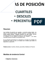 Cuartiles Deciles y Percentiles