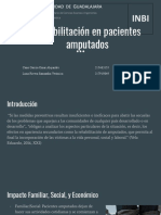 Rehabilitación integral de pacientes amputados