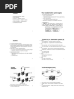 Cluster Vs Distributed