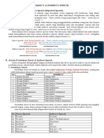 Direct and Indirect Speech