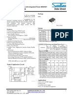 STR-A6000 Series Data Sheet: Off-Line PWM Controllers With Integrated Power MOSFET