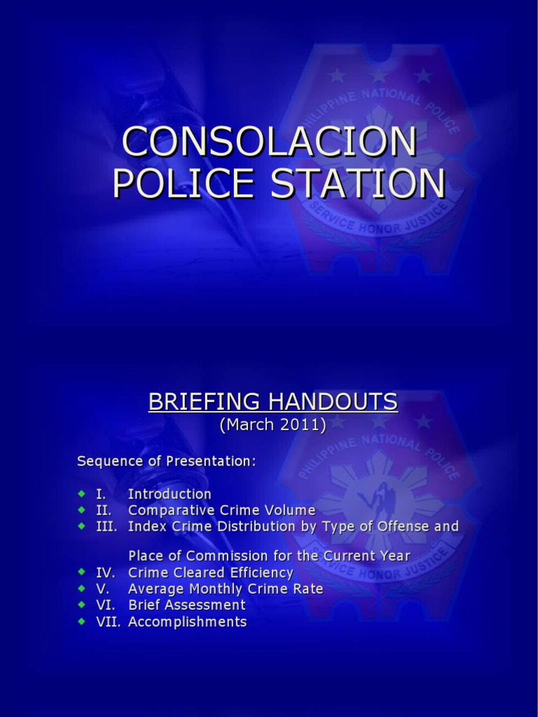 Briefing Handouts-Feb 11 | PDF | Crimes | Crime & Violence