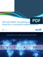 SAP S/4 HANA: Everything You Need To Know For A Successful Implementation