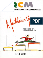 QCM Mathemathique - Algebre Probabilites Statistiques