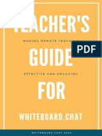 Teacher's Guide For Whiteboard - Chat.en - Es
