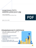 Sosialisasi Penjaminan Mutu Asesmen Jarak Jauh 18 Jun 2020