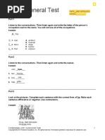 Top Notch 1 Unit 3 Assessment | PDF | Patent