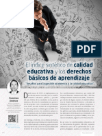 El Indice Sintético de La Calidad Educativa y Los DBA