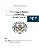 Technology For Teaching and Learning 2 Second Semester
