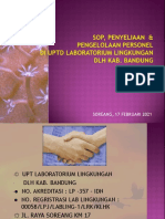 SOP, PENYELIAAN & PENGELOLAAN PERSONEL Di UPT LAB LINGK KAB. BANDUNG