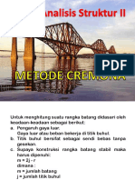 Metode Cremona - Pertemuan 3