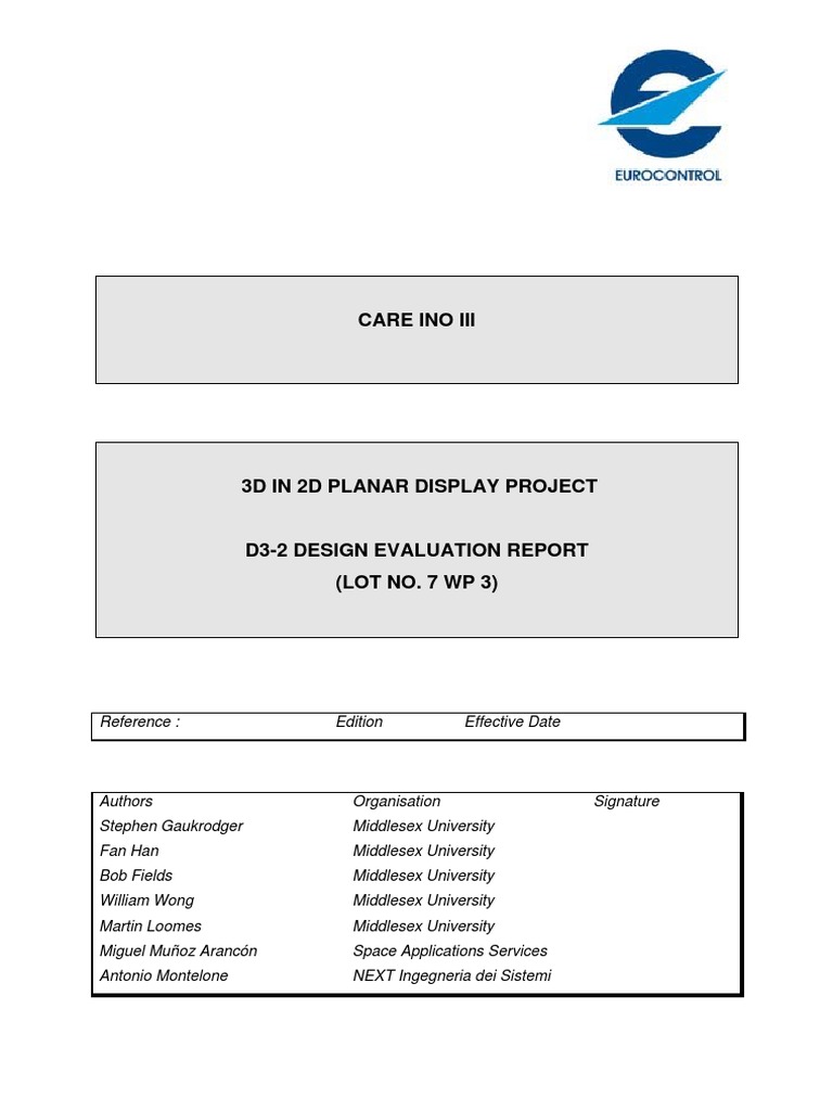 006 CWP Design Evaluation | PDF | Air Traffic Control | Computing And ...