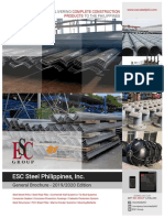 ESC Steel Philippines Brochure - Oct 2019