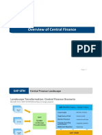 Central Finance Overview for SAP SFIN
