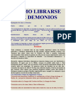 Cómo Librarse de Demonios