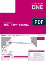 Service Maps: Asia - North America