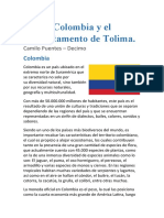 Colombia y El Departamento de Tolima