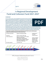 European Regional Development Fund and Cohesion Fund 2021 - 2027