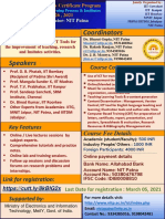 Brochure - FDP - On - ICT - Tools - 2021 - NIT Patna